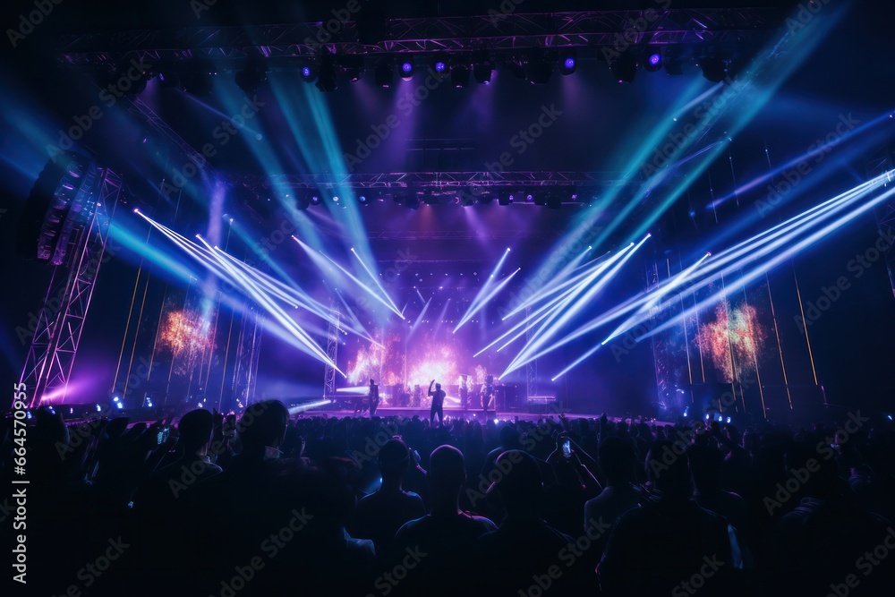 Concert comes alive, AI-driven lights, visual a high-energy musical haven