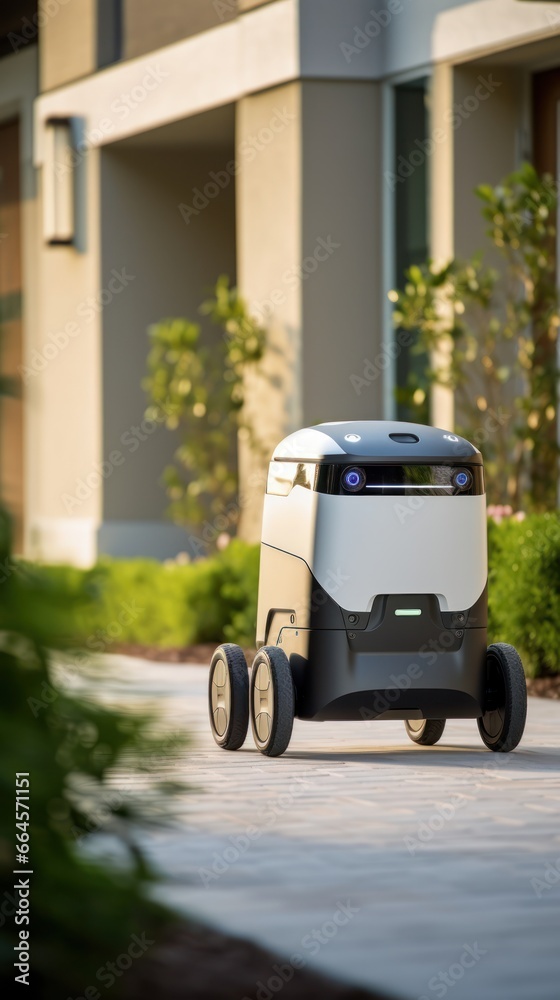 Robotic delivery invades daily life, AI's fast, futuristic postal face