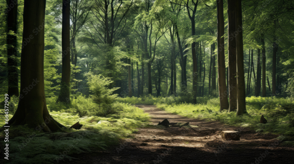 A dense forest looms in the distance, its towering trees casting a deep shadow over the surrounding area A small path winds through the trees, leading to mysterious places A dense forest looms in the distance, its towering trees casting a deep shadow over the surrounding area A small path winds through the trees, leading to mysterious places