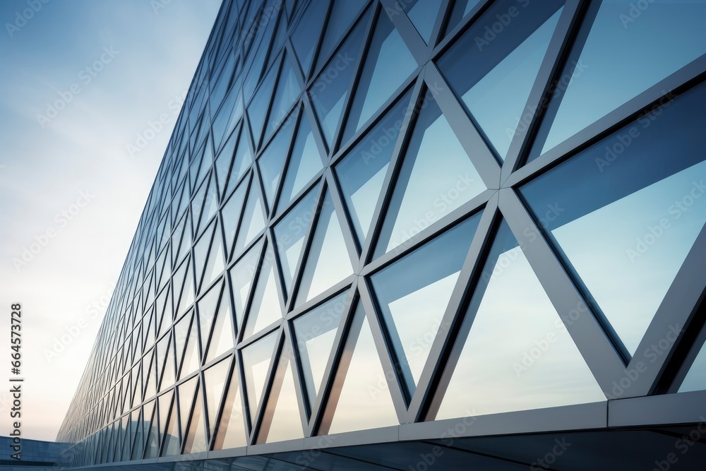 Abstract Architecture and modern facade.