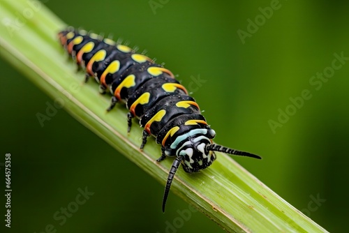Caterpillar dovetail butterfly. © MstHafija