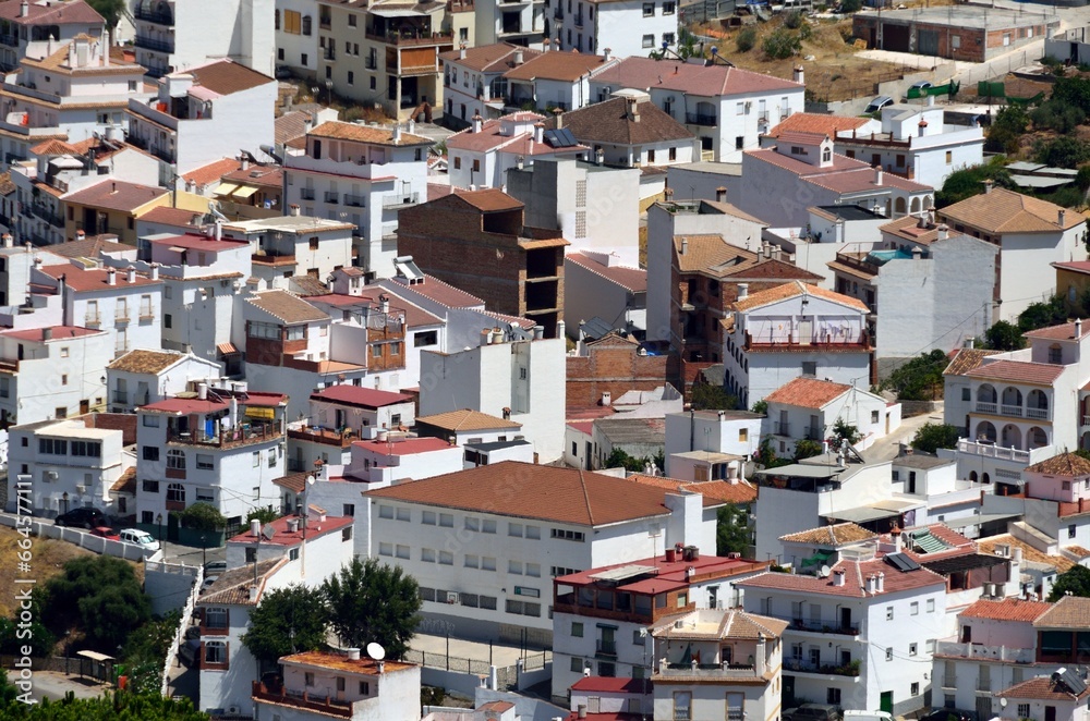 Casas del pueblo blanco de Tolox, provincia de Málaga