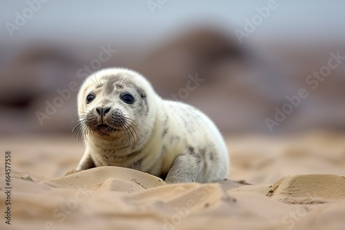 Harbor seal cub. © MstHafija