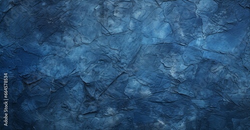 Deep blue stone texture backdrop with contrasting backgrounds, showcasing textured organic forms and a saturated color field style.