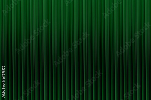 Thin green lines on black background. Vertical lines, technical pattern, variable colour tones 