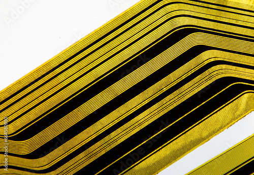 Fotografie A printed circuit board facing the light