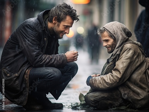 Beggar's day photography , Homeless help  photo