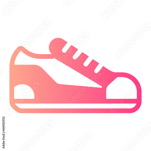 shoes gradient icon