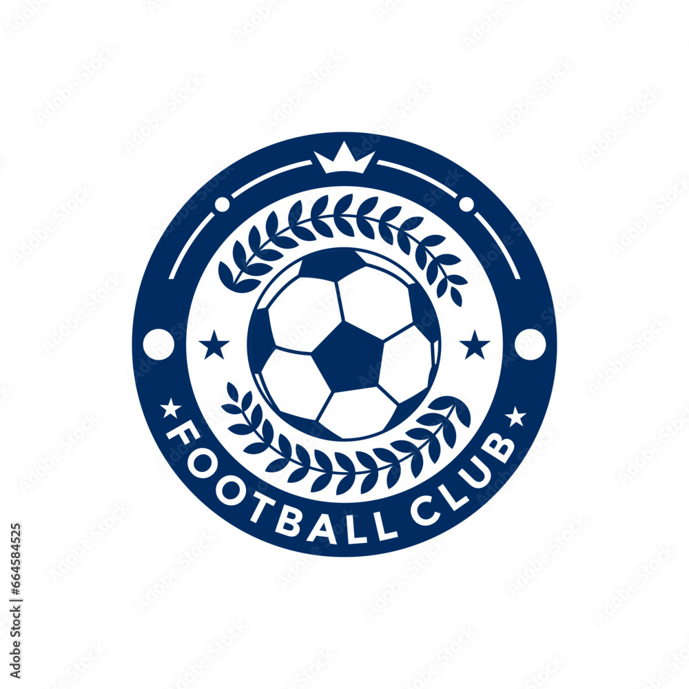 Soccer Football logo design vector illustration, football logo icon template Soccer Football logo design vector illustration, football logo icon template
