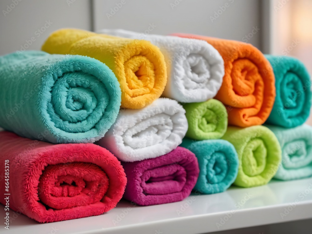 A Row Of Towels A Row Of Towels
