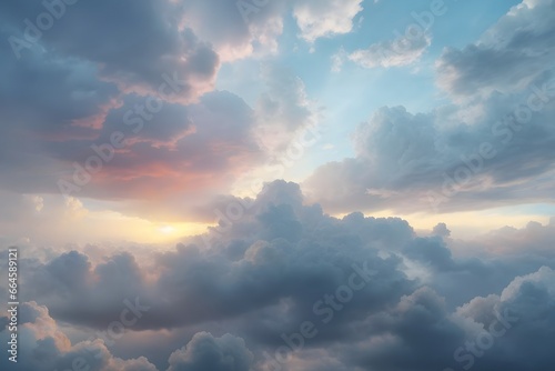 Ethereal Overcast Cloud Texture Background, Cloud Texture Background, Generative Ai