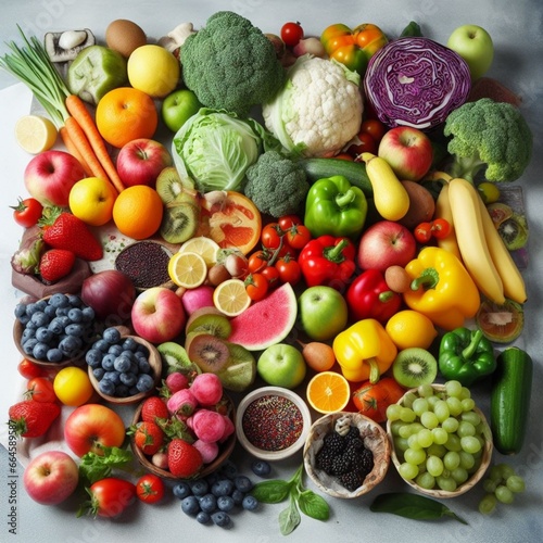 fresh fruits and vegetables a complete balanced diet