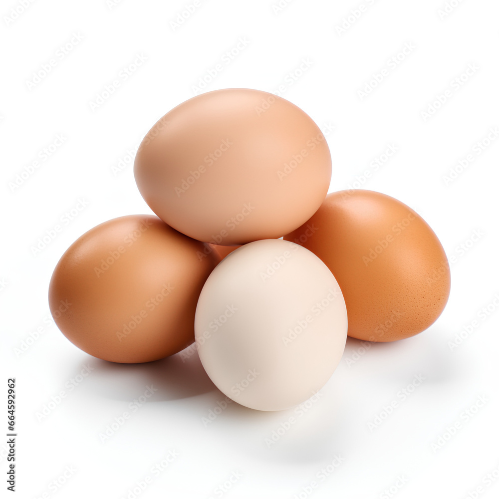 Eggs isolated on white background Eggs isolated on white background
