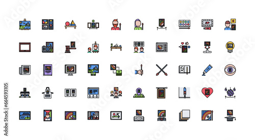 art icon set