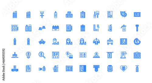 graffiti icon set