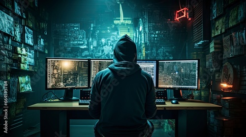 Hacker. A glimpse into the world of cyber conspiracies. © MstHafija