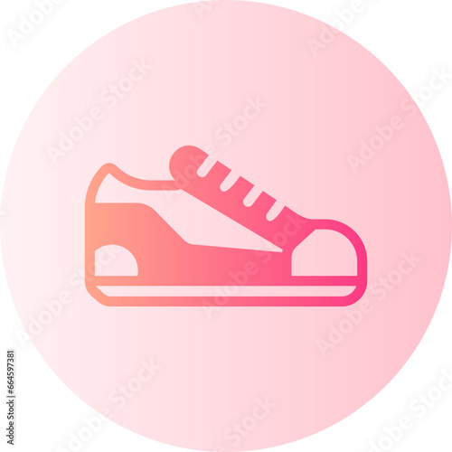 shoes gradient icon