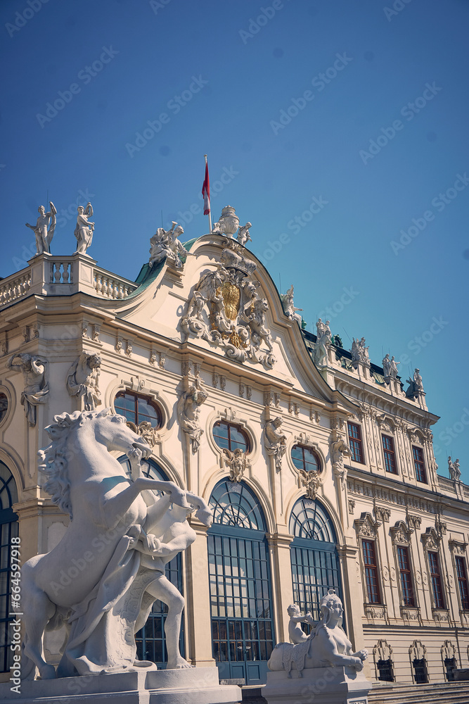 Naklejka premium Oberes Belvedere in Wien