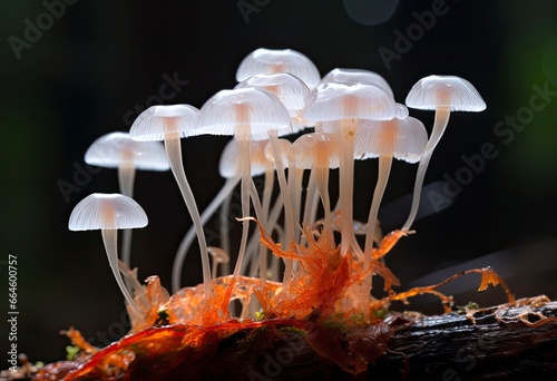 Hemimycena species mairei. photo