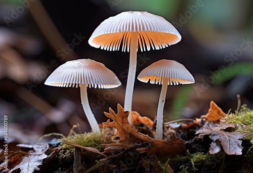 Hemimycena species mairei.