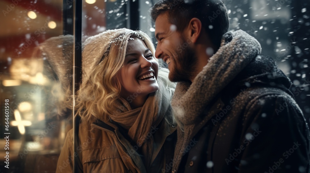 wedding couple shopping in stores for christmas wedding couple shopping in stores for christmas