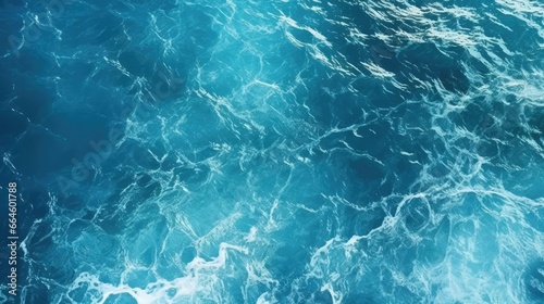 blue sea water texture  © Fred