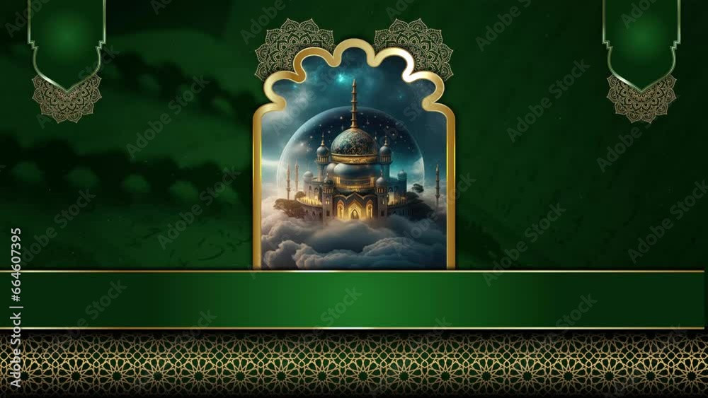 islamic background , muslim mosque , islamic design video wallpaper, 4K ...