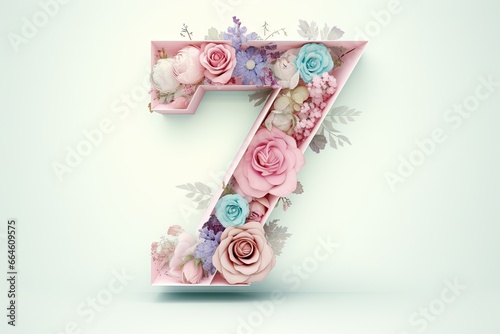 number 7 seven