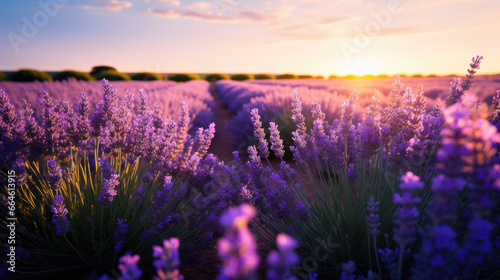 French Lavender Field Landscape