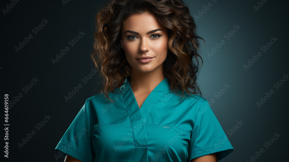 portrait of young female doctor