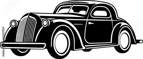 Vintage Car Logo Vector Icon Fast Elegant