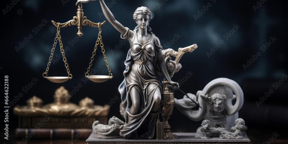 The Statue of Justice Grasping the Scales of Justice, A Timeless Emblem of Equity and Fairness The Statue of Justice Grasping the Scales of Justice, A Timeless Emblem of Equity and Fairness