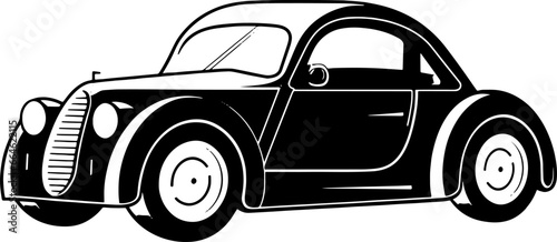 Vintage Car Logo Vector Icon Fast Elegant