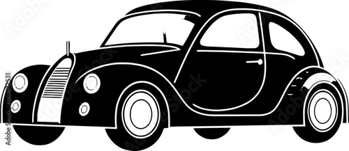 Vintage Car Logo Vector Icon Fast Elegant