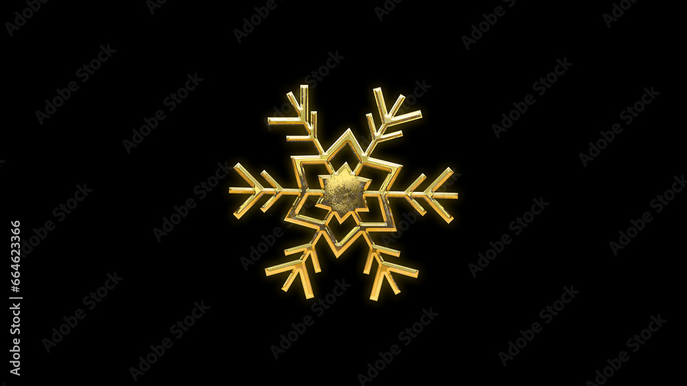 Snowflake icon cut out winter Christmas gold golden Snowflake icon cut out winter Christmas gold golden