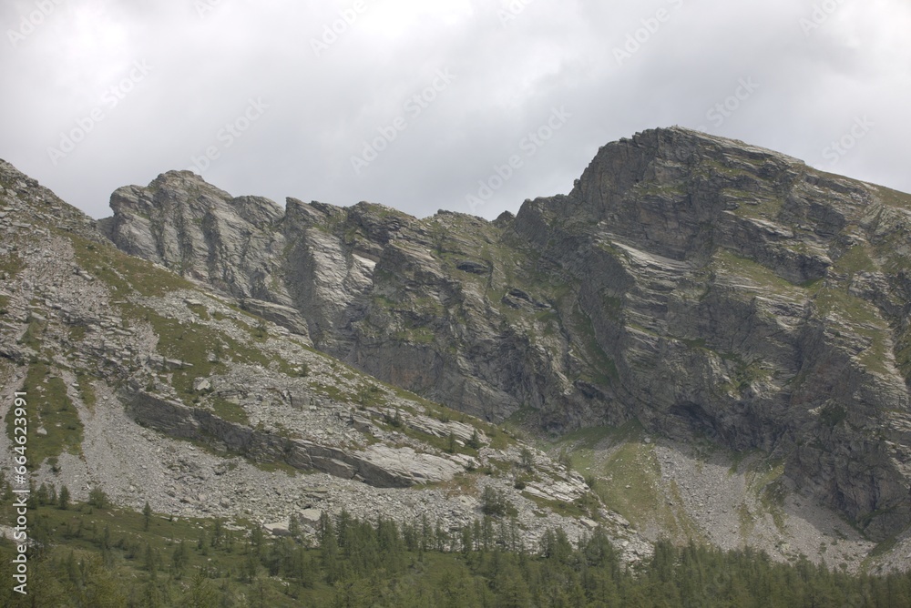 mountain landscape with mountains