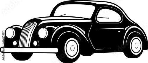 Vintage Car Logo Vector Icon Fast Elegant