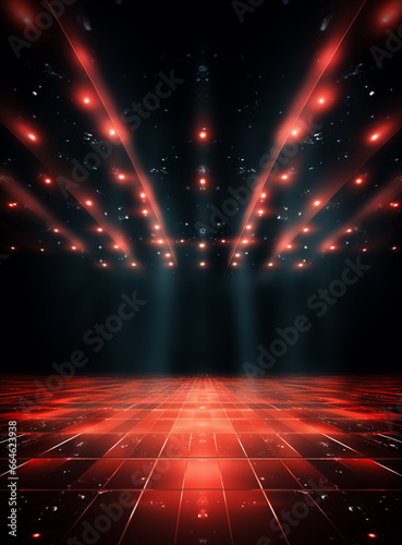 Background With Illumination Of Red Spotlights realistic image ultra hd high design