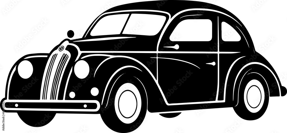 Vintage Car Logo Vector Icon Fast Elegant