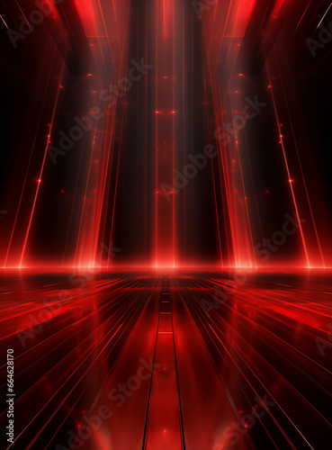 Backdrop With Illumination Of Red Spotlights For Flyers realistic image ultra hd high design