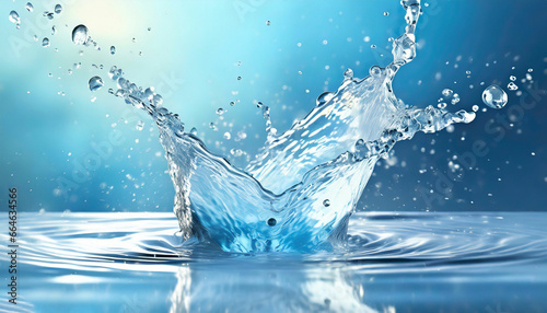 Closeup of Water-Drop Splash
