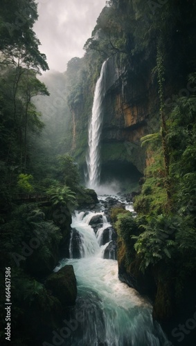 waterfall in the forest