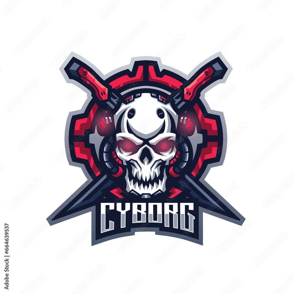 cyborn logo for esports logo