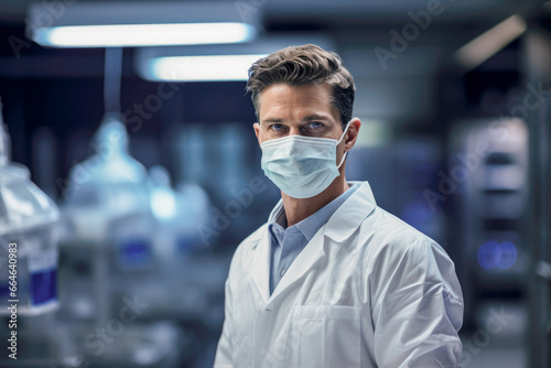 Man in surgical mask top 10 things to consider if you're in hospital