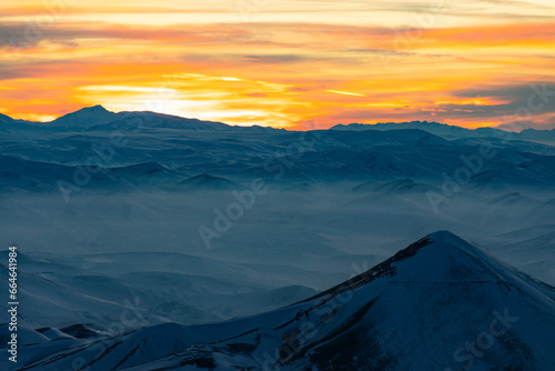 Palandöken Ski Center in the Palandoken Mountains Winter Season Photo, Palandoken Erzurum, Turkey (Turkiye) photo