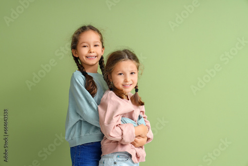 Cute little girls in sweats...
