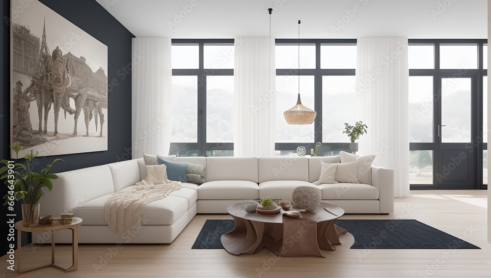 Fototapeta premium Living room