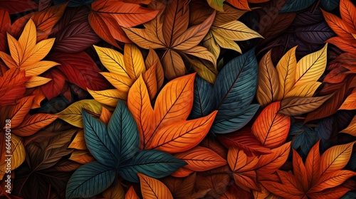 rich, layered patterns of autumn leaves, perfect for web backgrounds.