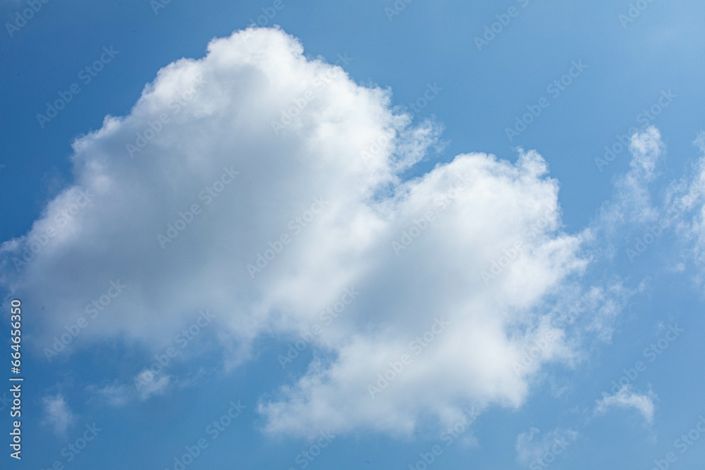 blue sky with clouds