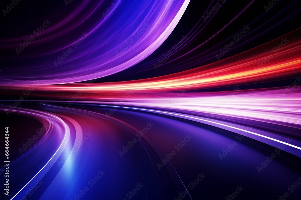 Abstract radiant light rays creating a dynamic sense of speed and movement in vibrant blue and pink hues Abstract radiant light rays creating a dynamic sense of speed and movement in vibrant blue and pink hues